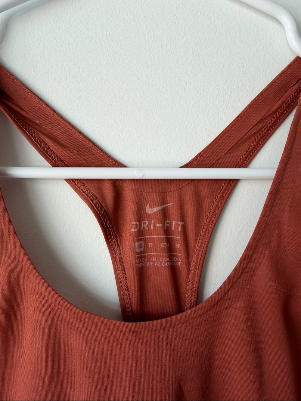 Nike Rust Orange Racerback Tank Top - Picture 3 of 7